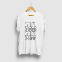 NO BEER NO LIFE ビールロゴTシャツ #2 1枚目の画像