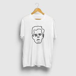 ウィトゲンシュタイン Wittgenstein イラストTシャツ 哲学者 1枚目の画像