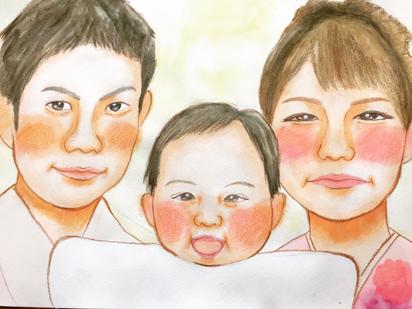 似顔絵 イラスト kazukichi0129 通販 6130624｜Creema(クリーマ)