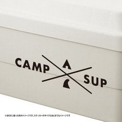 キャンプとサップ CAMP SUP ステッカー 3枚目の画像