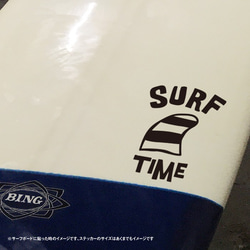 SURF TIME　サーフィンの時間 ステッカー 3枚目の画像