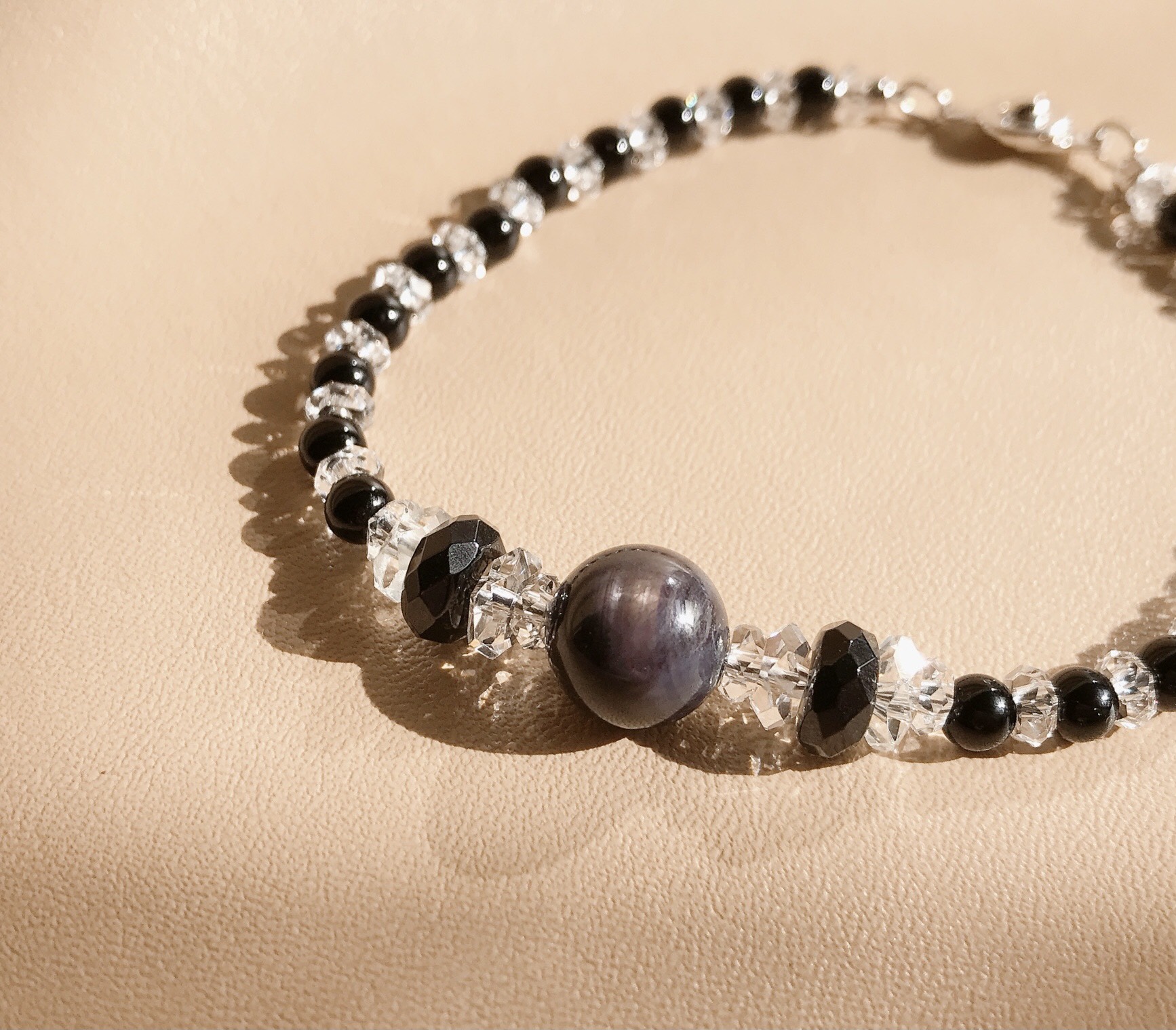 ブラックスターサファイア・ブレスレット