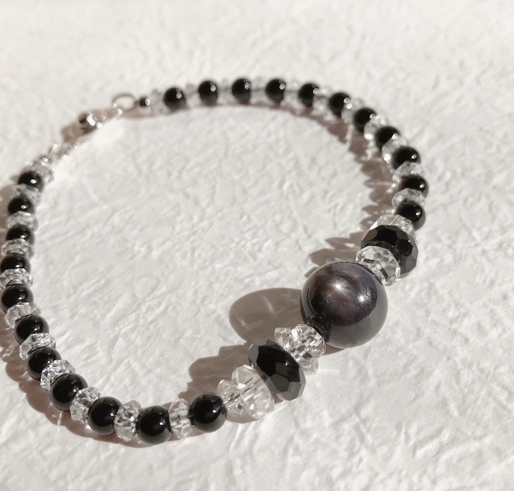 ブラックスターサファイア・ブレスレット