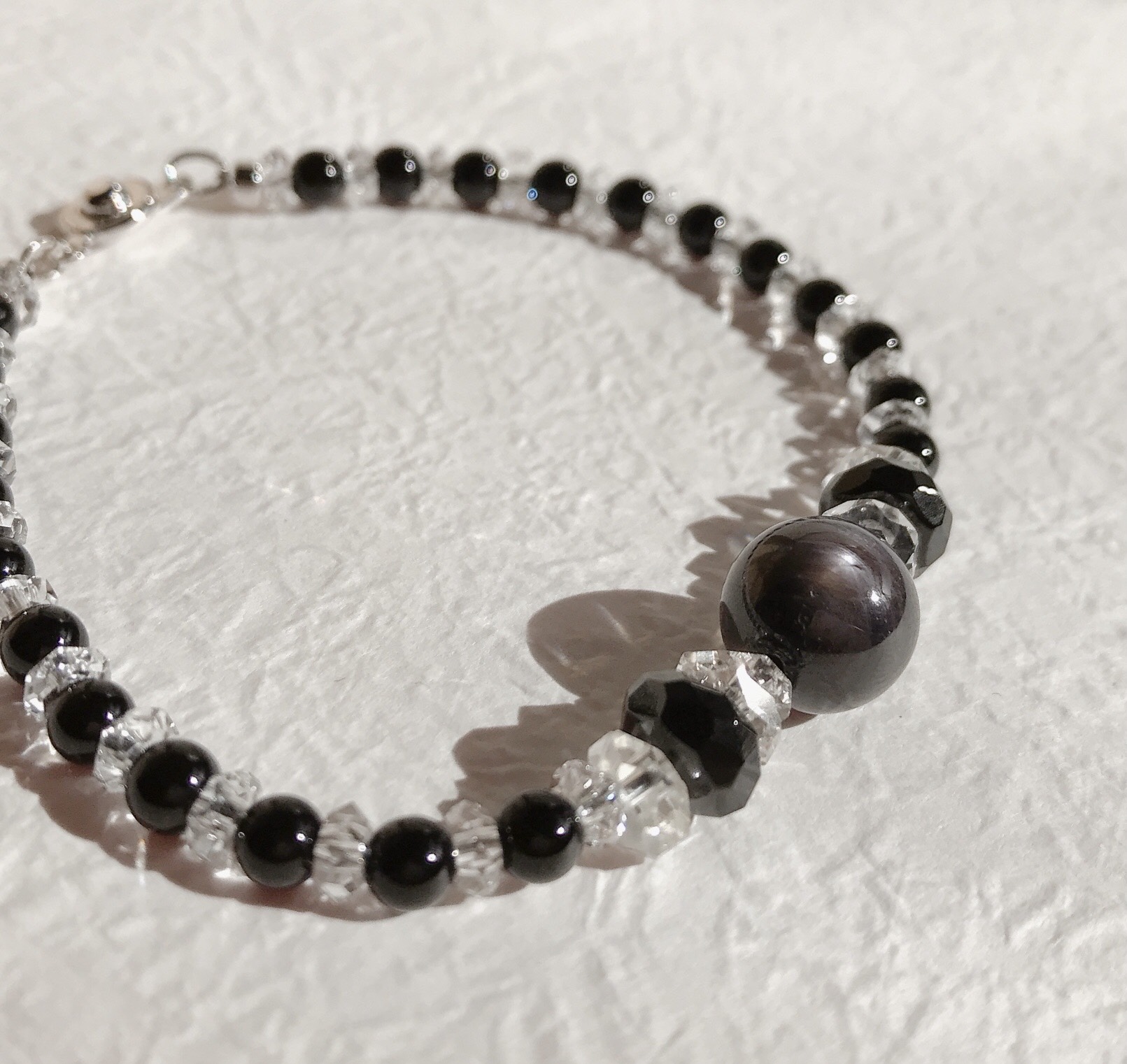 ブラックスターサファイア・ブレスレット