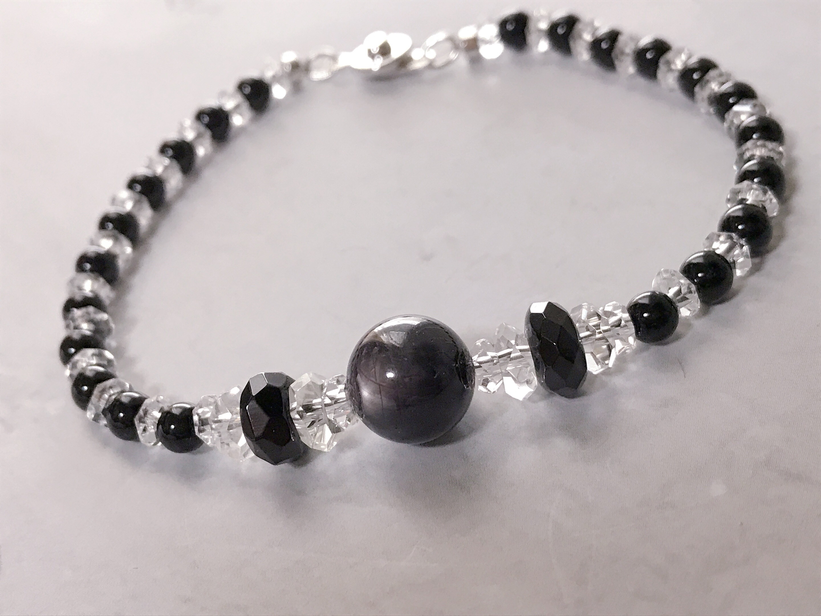 ブラックスターサファイア・ブレスレット