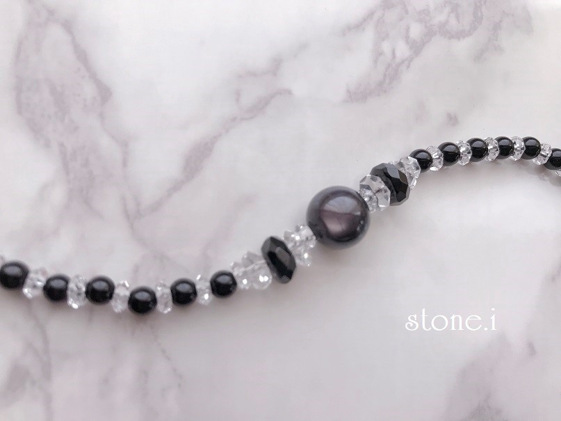 ブラックスターサファイア・ブレスレット