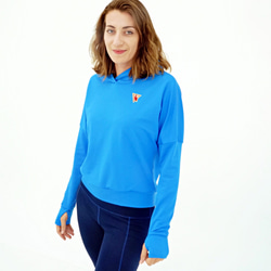 EGRET Women's  Easy Go Stretch Hoodie パーカー/Sky blue 第2張的照片