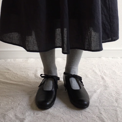 sizuku(紐結びの革靴＊黒) 2枚目の画像