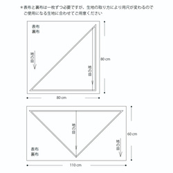 三角ストール（型紙と作り方のセット）ACｰ2046 9枚目の画像