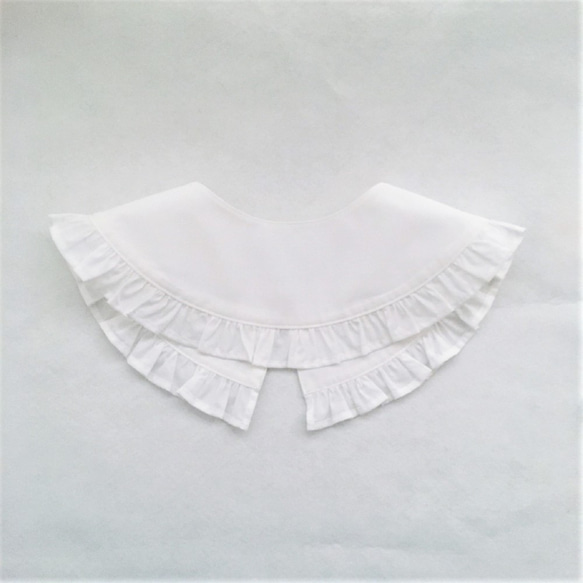 フリル付きの付け衿（型紙と作り方のセット）AC-2111 4枚目の画像