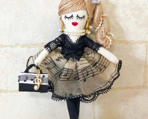 ピアノ ガール ルルベちゃん バッグチャーム twinkluxe 通販｜Creema 