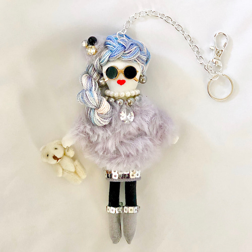 正規品】ファンキーな大人可愛いルルベちゃん バッグチャーム