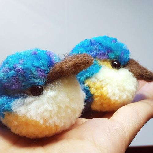 1つぽんぽん カワセミ ぬいぐるみ 涙花 通販 6083745｜Creema