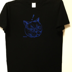 だまれ猫シリーズＴシャツ“びっくりよ” Mサイズ 4枚目の画像