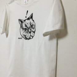 だまれ猫シリーズＴシャツ“びっくりよ” Sサイズ 4枚目の画像