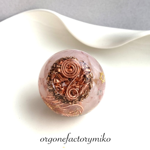 結婚運UP☆宝珠オルゴナイト③（願い叶えるメモリーオイル封入） 結婚運UP☆宝珠オルゴナイト③（願い叶えるメモリーオイル封入