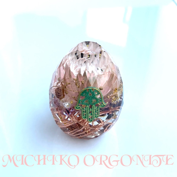 ❇️完売しました◆オルゴナイト☆メモリーオイル封入/ハートチャクラ ❇️完売しました◇オルゴナイト☆メモリーオイル封入/ハートチャクラ