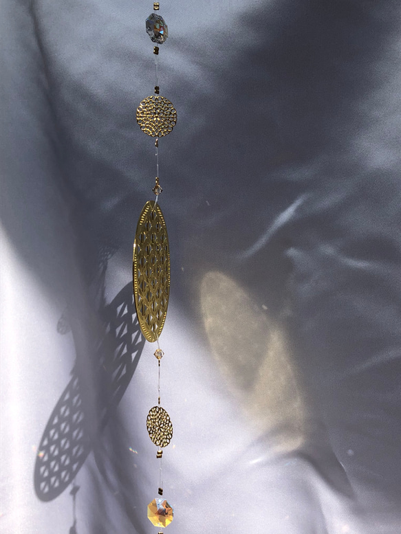 神聖幾何学シリーズ フラワーオブライフ サンキャッチャー サン