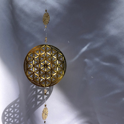 神聖幾何学シリーズ フラワーオブライフ サンキャッチャー サン