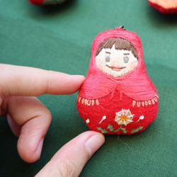 Bridge of Peace｜matryoshka doll key ring 俄羅斯娃娃刺繡鑰匙圈 第2張的照片