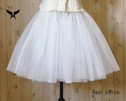 綿裏地付きでチクチクしないパニエ（ふわっふわタイプ）☆ソフト