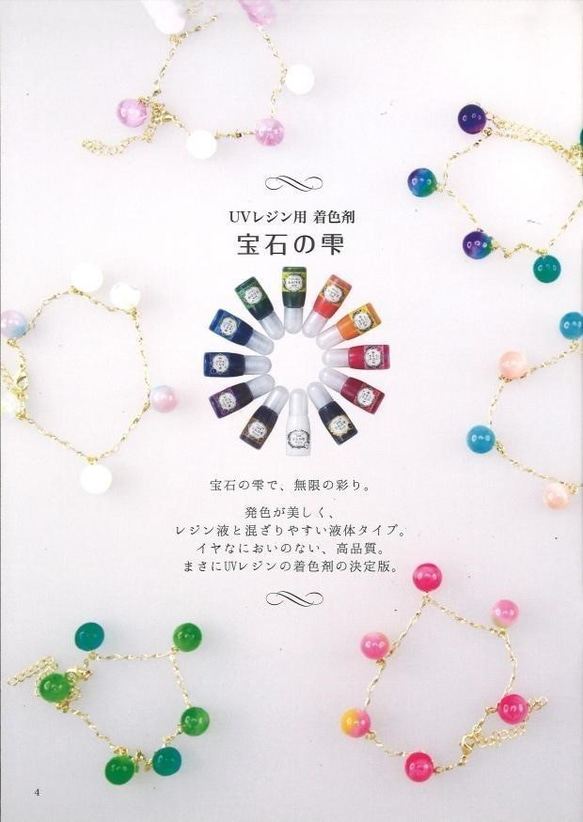 【シアン】UVレジン用着色剤　宝石の雫 10ml　 3枚目の画像