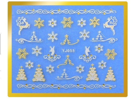 【レジン・ネイル】　クリスマス　高品質ネイルシール　ＴＹ１１３　1枚 3枚目の画像