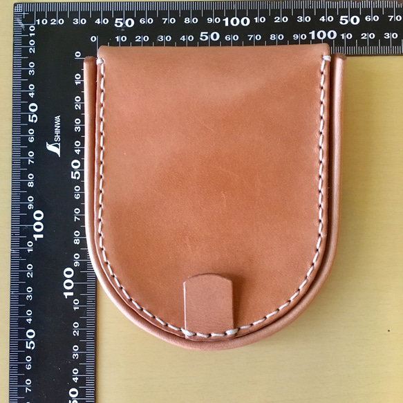 【栃木レザー製】スマートウォレット3DSHELL WALLET（Na） 1枚目の画像