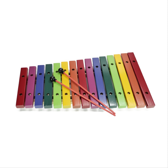 【DoBo】彩色15音小木琴 第1張的照片