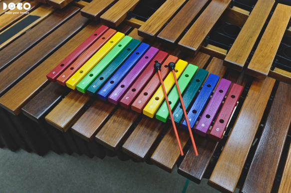 【DoBo】彩色15音小木琴 第5張的照片