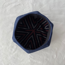 デニムベレー帽ブルー　52センチ 3枚目の画像