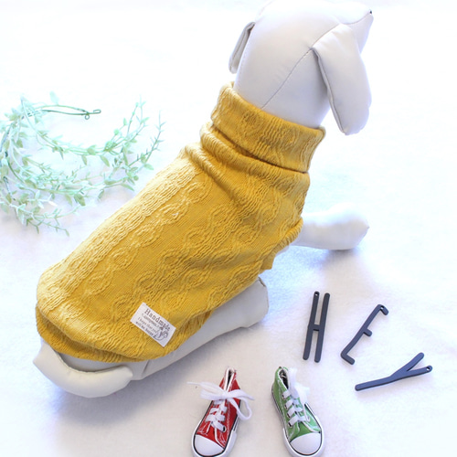 犬服ランダムドット×ミントSサイズオーダー可タンクトップ