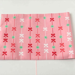 単行本ブックカバー　リボン　ピンク 2枚目の画像