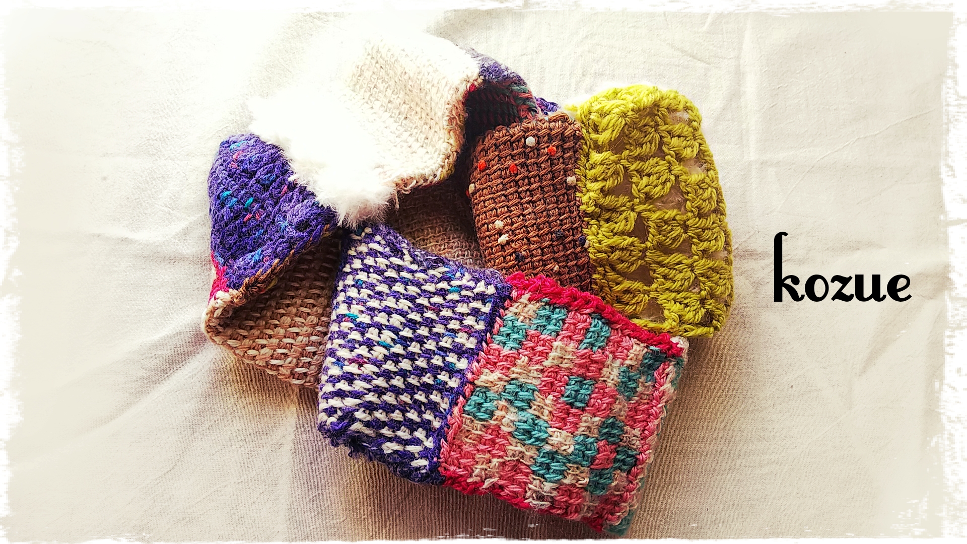 アフガンパッチワークスヌード【受注生産】