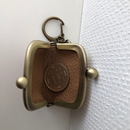 ミナペルホネン ミニがま口 パッチワーク キーホルダー チャーム