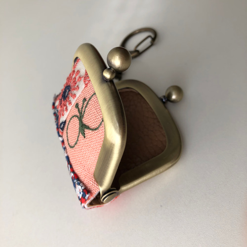 ミナペルホネン ミニがま口 パッチワーク キーホルダー チャーム