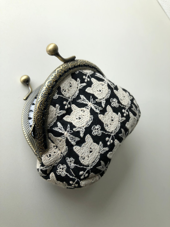 クロッチくん【お財布バッグ】スマホショルダーバッグ ハンドメイド pjc 猫 クロッチくん【お財布バッグ】スマホショルダーバッグ