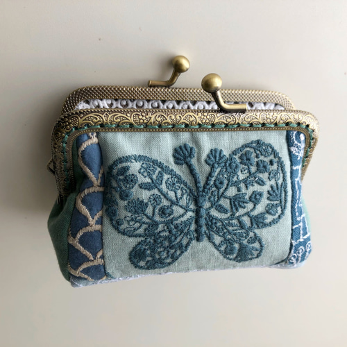 ミナペルホネン パッチワーク ポーチ forest wing ポーチ Furuuu