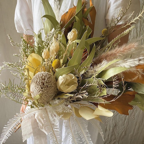New ネイティブフラワーブーケ・スワッグ ドライフラワー cielclair  