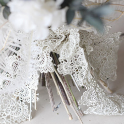 ブルーフラワーのスタンドブーケ・ドライフラワー 3枚目の画像