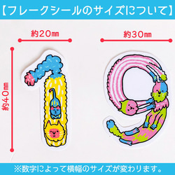 【数字シール】ねこすうじ〜数字を意識したポーズをとるねこさんたち〜 3枚目の画像