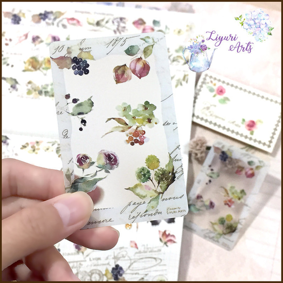 紙テープディスペンスカード[永遠の花|永遠の花] 1枚目の画像