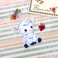 Animals Stickers【I Love strawberry! - 羊羊 Sheep】 第1張的照片