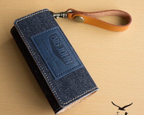 EVISU エビス　キーケース　かもめ　キーホルダー　レザーキーケース EVISU エビス キーケース かもめ キーホルダー レザーキーケース