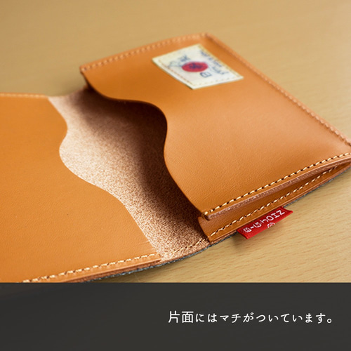 カードケース 【 BIG JOHN × かもめ 】 デニム 革 レザー 名刺入れ