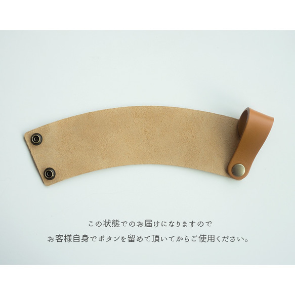 イタリアンレザー 【 紙 カップホルダー 3個セット 】 紙コップホルダー レザー 革 父の日 HH33K 6枚目の画像