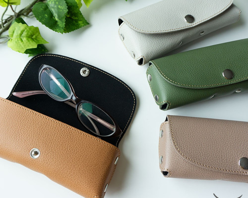 Re:See べっ甲柄 メガネ レザーケース付き Re:See べっ甲柄 メガネ レザーケース付き - メルカリ