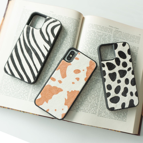 スマホケース iPhone限定 【 リアケース アニマル柄 】ゼブラ