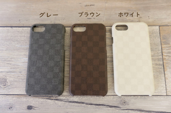 全機種対応 スマホケース 【Checker Pattern】チェック 格子 市松 父の日 BJ01K 5枚目の画像