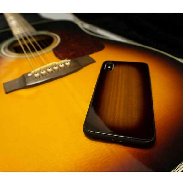 多機種対応 スマホケース 【ギター風スマホケース】ギター 楽器 iPhone AQUOS JZ01K 5枚目の画像